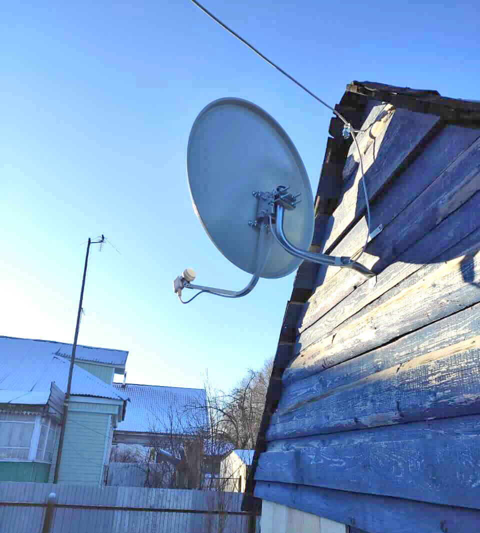 Установка антенн спутникового ТВ в Долгопрудном: фото №2